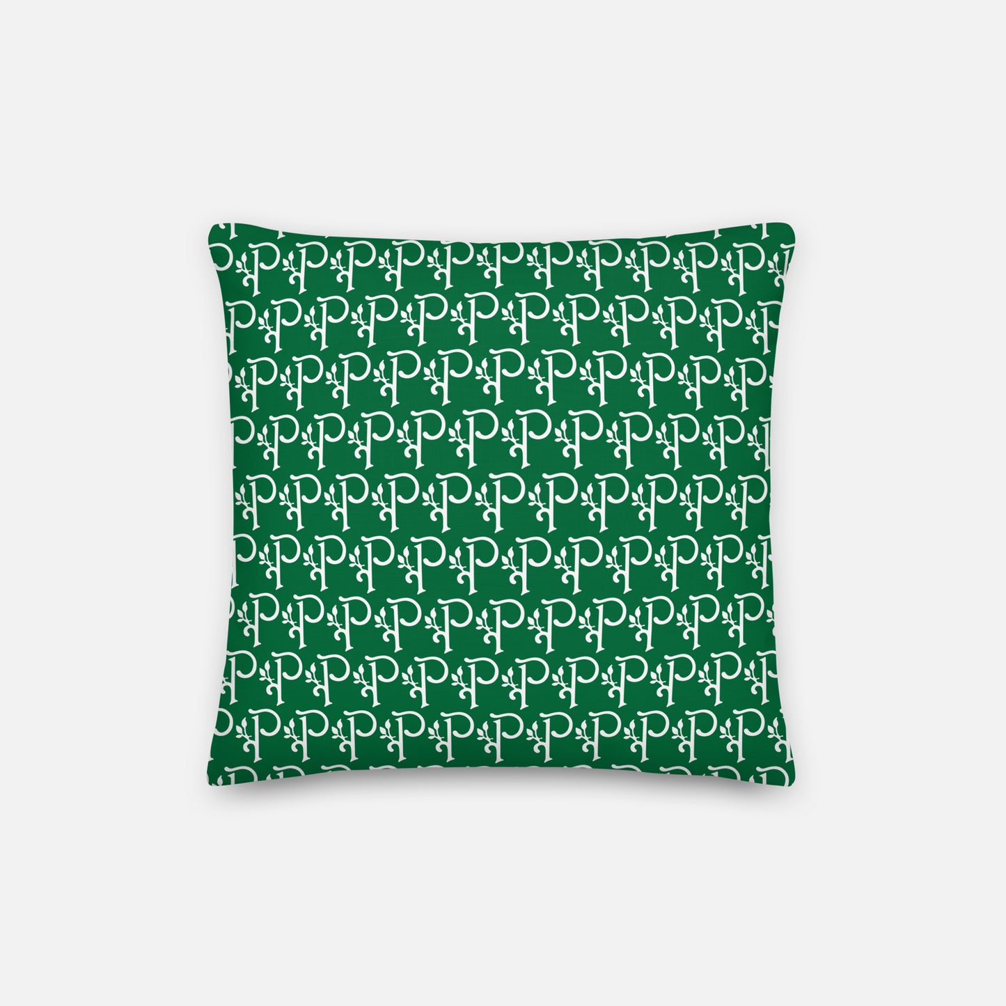 p logo pillow