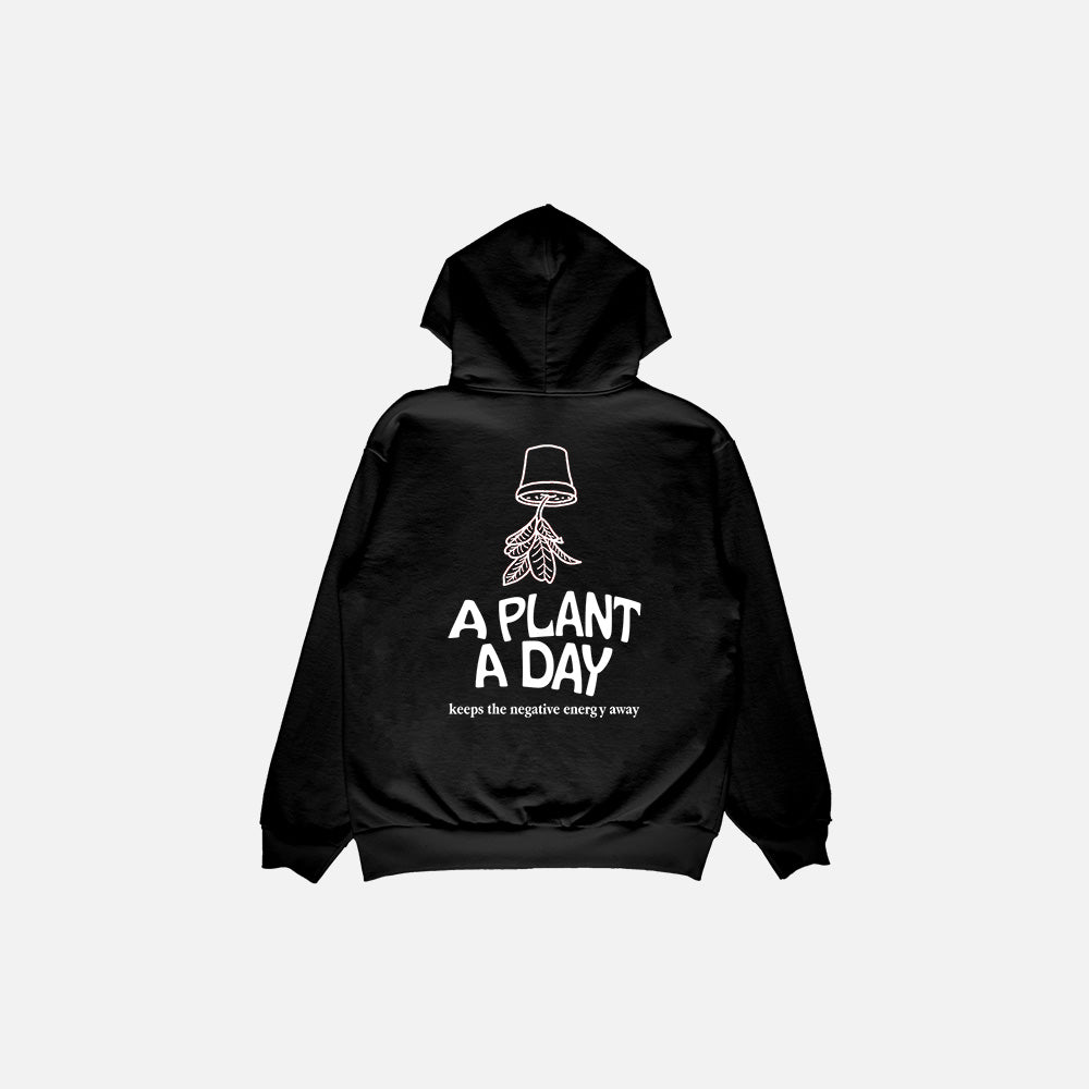 a plant a day zip up hoodie