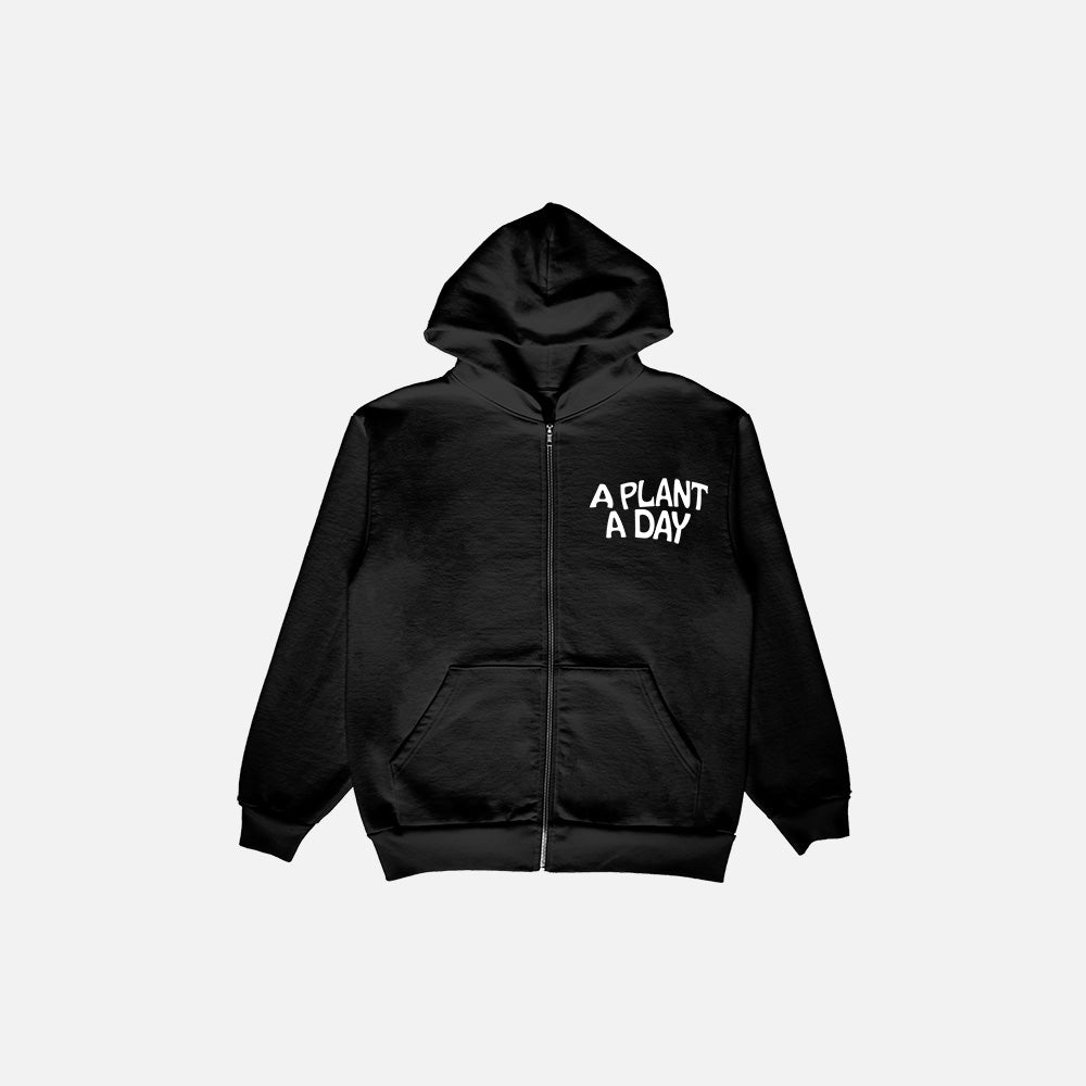 A Plant A Day zip up hoodie