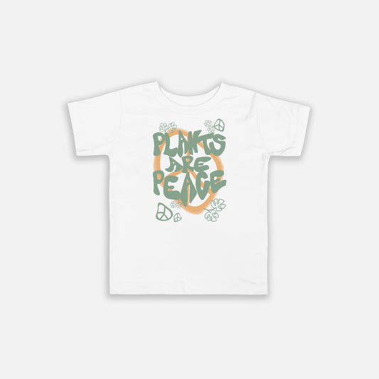 Plants Are Peace toddler tee